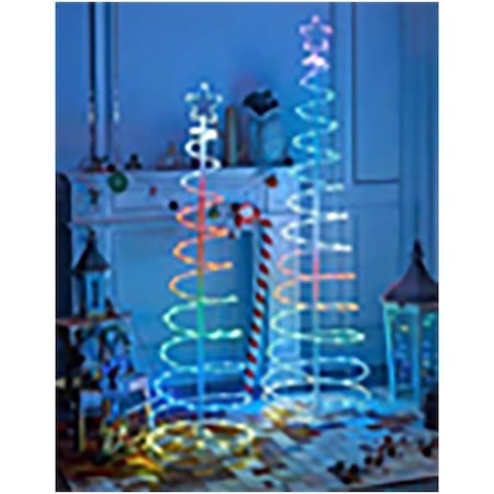 Living Accents Celebrations LED Multi Spiral 5 ft. Yard Decor RGB5ODTS120A